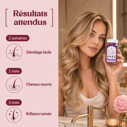Ingrédients naturels des capsules démêlantes Keralya : avocat, aloe vera, vitamines A et B5