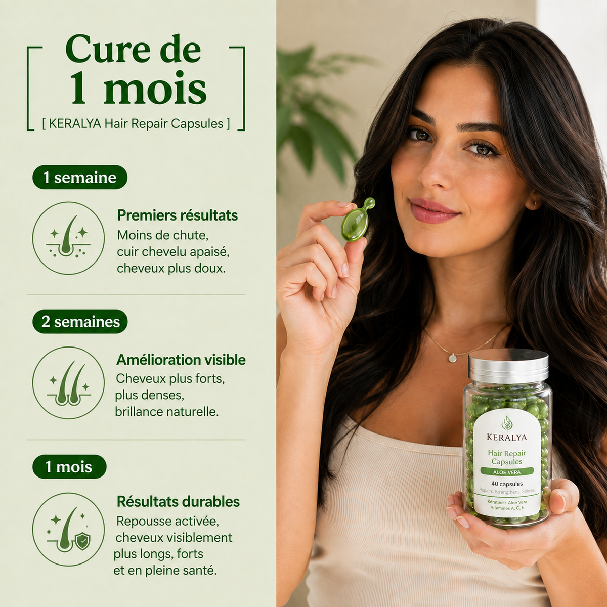 Keralya – Capsules Fortifiant Cheveux